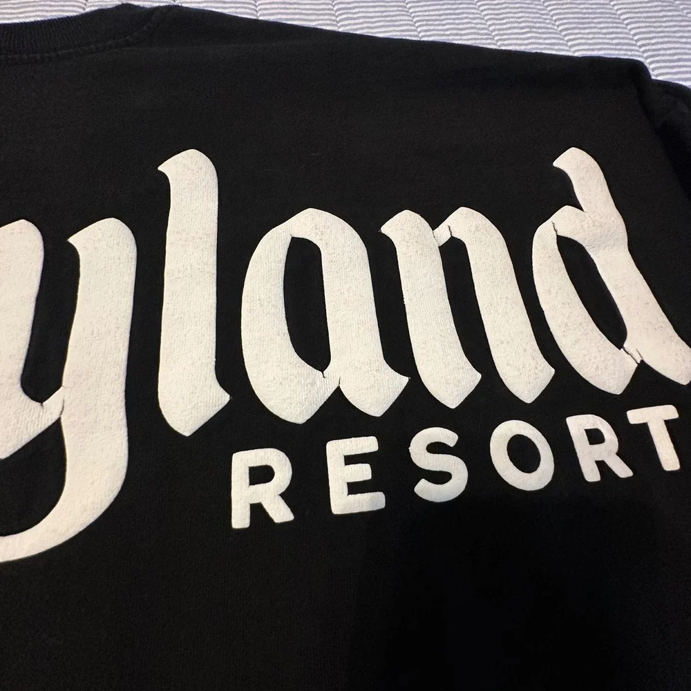 Disney Spirit Jersey Shirt Adult Large Black EST 1955 Disneyland L